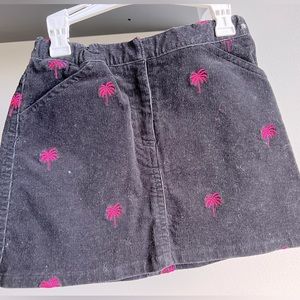 Lilly Pulitzer Black Palm Tree Skirt